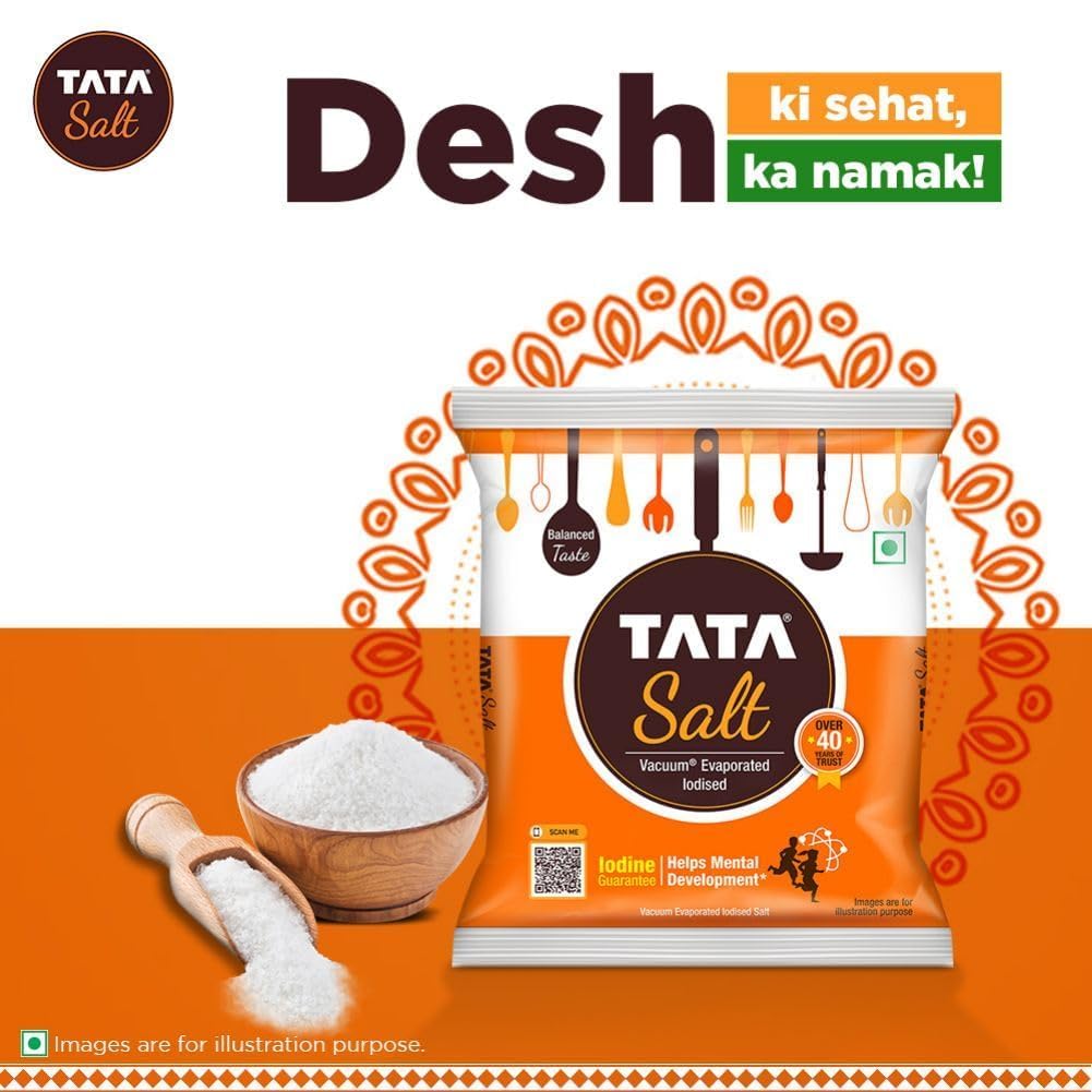Tata Salt (Vacuum Evaporated Iodised),1kg