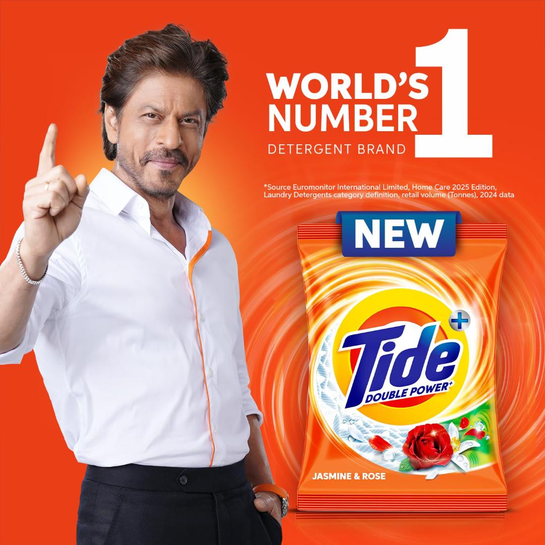 Tide Plus Double Power Washing Detergent Powder (Jasmine & Rose),10kg