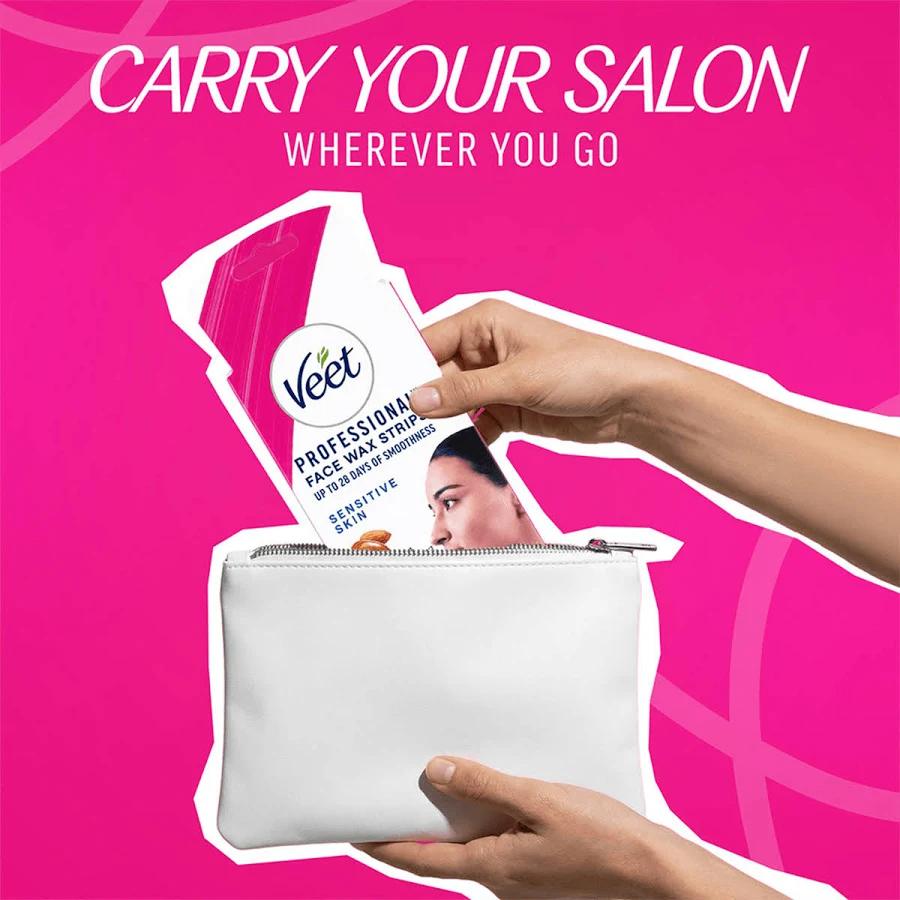 Veet Face Wax Strips 4pc