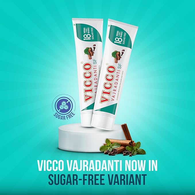 Vicco Vajradanti Ayurvedic Herbal Toothpaste for Strong Teeth & Gum