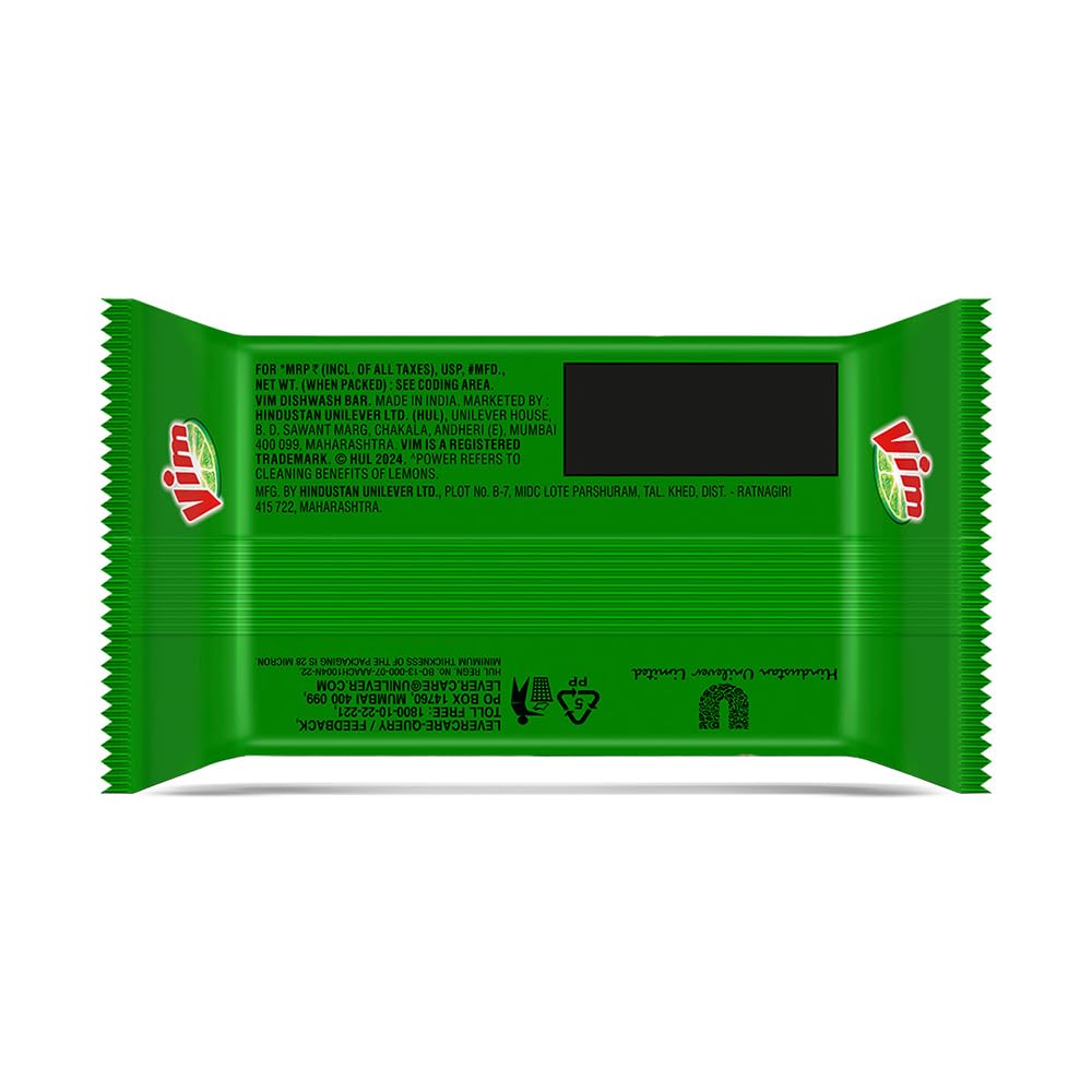 Vim Lemon Dishwash Bar (300 g)