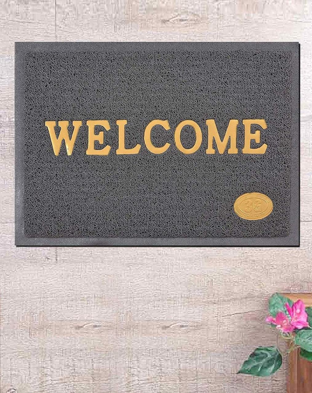 Welcome Door Mat for Home Entrance Outdoor Mat For Bedroom, Living Room (23x15 Inch)