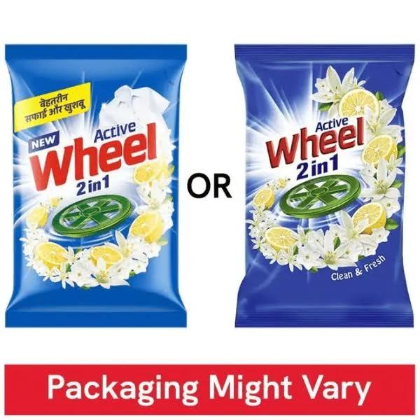 Wheel Active 2 in 1 Detergent Powder,1kg
