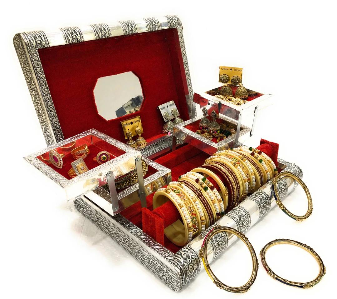 Wooden Jewellery Organizer Multi Purpose Box Bangle Box