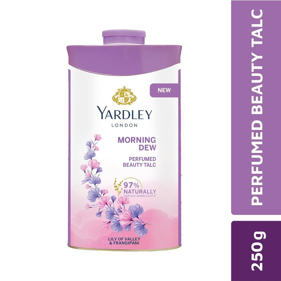 Yardley Morning Dew Perfumed Talcum Powder 250g