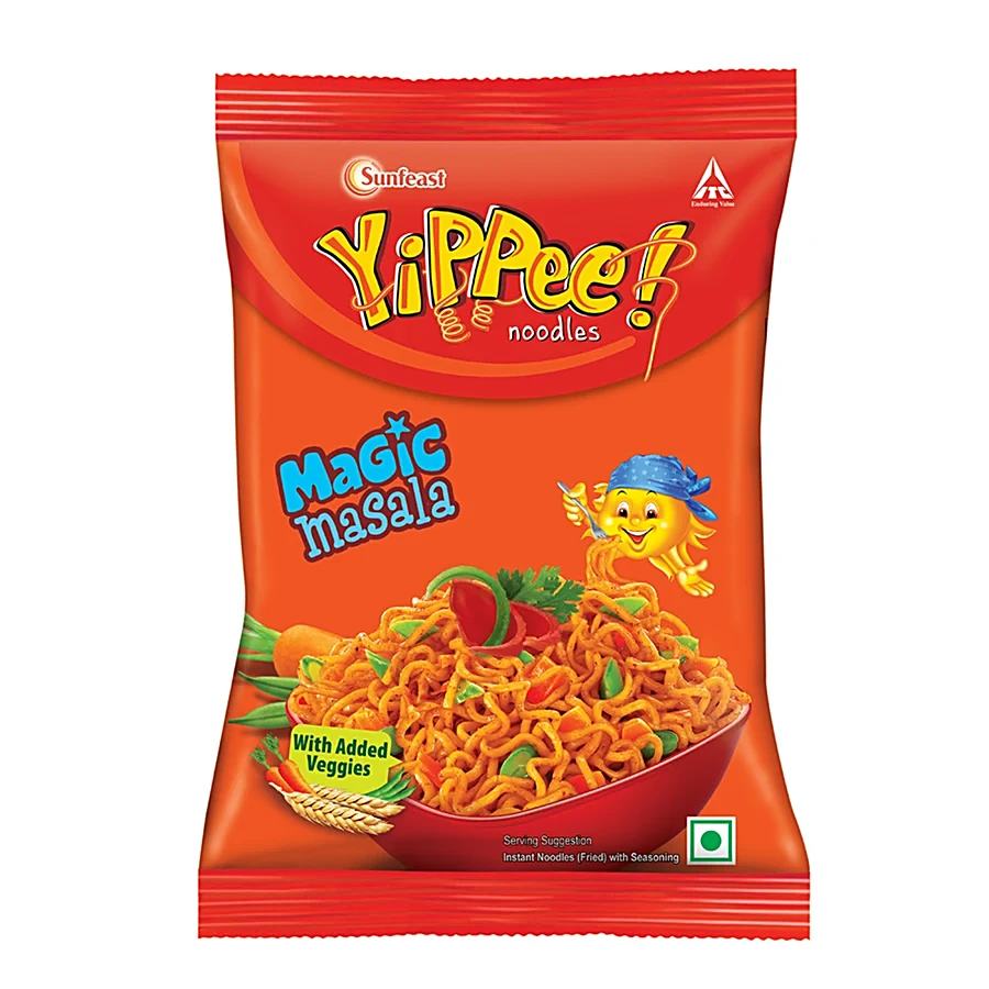 Yippee Magic Masala Instant Noodles with Added Veggies 290.4g