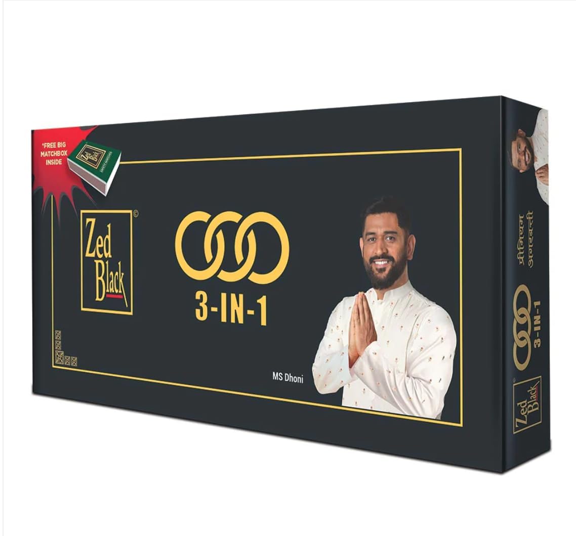Zed Black 3-in-1 Incense Sticks / Agarbatti