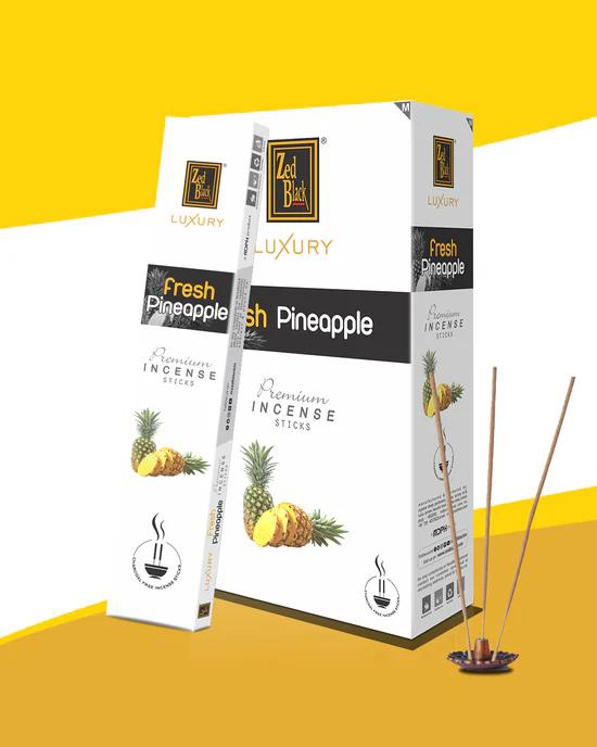 Zed Black Premium Incense Sticks / Agarbatti (Fresh Pineapple)
